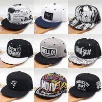 Mũ Hiphop ❤️  Hello mũ rộng vành phong cách  thời trang Hàn Quốc