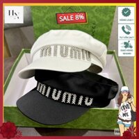 Mũ kepi miumiu, celi, chất vải, có 2màu