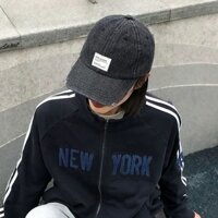 Mũ Kết Mũ Lưỡi Trai Unisex Denim Xước Cá Tính