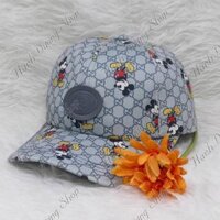 Mũ kết nam nữ họa tiết chuột phong cách thời trang phù hợp cả nam lẫn nư - Xám