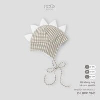 Mũ khủng long kẻ caro xanh lá Nous ( SML )