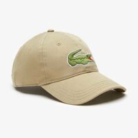 Mũ Lacoste Unisex Adjustable Organic Cotton Twill Cap, Beige