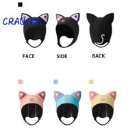Mũ lặn tai mèo LUOL, Mũ trùm đầu Wetsuit chống thấm nước 3MM, có dây đeo cằm Kem chống nắng Neoprene Mũ lặn biển
