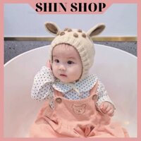 Mũ len cho bé HƯƠU NAI mũ chất len siêu đáng yêu - Shin shop ML36