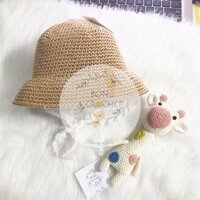 Mũ len đi biển {sợi thô} 🧶🧶🧶 xinh cho bé 🥑