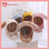 Mũ Len Lông Cừu kèm Kính Make Cao Cấp Cho Bé Chống Lạnh Trong Mùa Đông