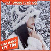 Mũ Len Lông Nhiều Màu Thời Trang đẹp, Nón Len Nữ Hot Trend 2022 Màu Đen, Ghi, Nâu