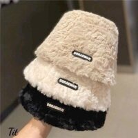 Mũ len lông vành nhỏ cực xinh phong cách Hàn Quốc, Mũ Lông Tròn Thời Trang Nữ