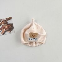 Mũ len  Mochi kiểu pháp cho bé, Mũ phụ kiện thời trang em bé