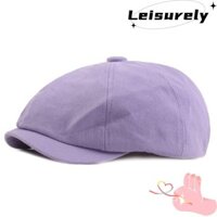 Mũ len Newsboy, Mũ Cotton cổ điển phẳng, Mũ lưỡi trai Hip Hop hình bát giác thông thường Mũ nồi họa sĩ Mũ nồi