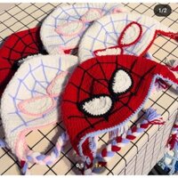 Mũ len người nhện - MAYDAY’S SPIDERMAN BEANIE - nón spiderman bằng len handmade