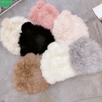Mũ len nữ/ mũ lông thỏ hàng loại 1 cao cấp ấm áp.