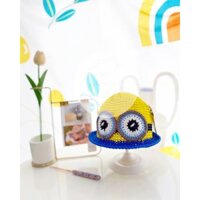 Mũ len sợi thô Minion [crochet] 🧸🧸🧸