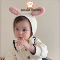 Mũ Len Tai Gấu Tai Thỏ Đáng Yêu Siêu Ấm Siêu Xinh Cho Bé Từ 0-2 Tuổi Sochi Baby - SP322