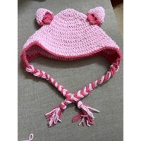 Mũ len tai mèo cat beanie cute