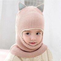 Mũ len tai thỏ ngộ nghĩnh cho bé