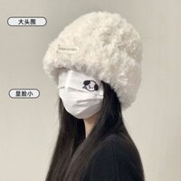 Mũ Len Trùm Đầu Giữ Ấm Thời Trang Thu Đông Cho Nữ