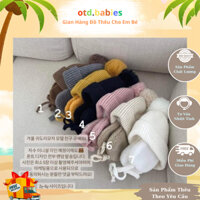 Mũ len trùm tai lót lông thêu tên cho bé cực HOT