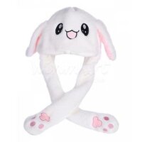 Mũ lông mềm hình thú cưng vẫy tai được