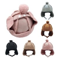 Mũ lót lông che tai cho bé