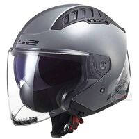 Mũ LS2 Copter Jet - Nón LS2 Copter Xám bóng