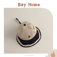 Mũ lưới rộng vành che nắng cho bé trai BAYHOME