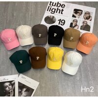 Mũ lưỡi trai basic chữ P
