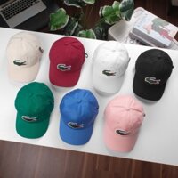 Mũ lưỡi trai cá sấu, nón cá sáu chất kaki mềm thêu sắc nét