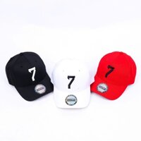 Mũ lưỡi trai CAPER thêu số 7, Mũ phối màu kết hợp thời trang và năng động phong thái thể thao