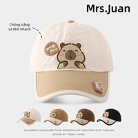 Mũ lưỡi trai Capybara cho bé - Nón thời trang chống nắng mùa hè dễ thương