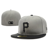 Mũ lưỡi trai chất lượng cao Topi MLB Pittsburgh Pirates, mũ vừa vặn 59FIFTY, mũ đầy đủ, mũ thêu cho nam nữ, mũ New Era