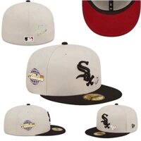 Mũ lưỡi trai Chicago White Sox nam nữ bóng chày Full Close Hat