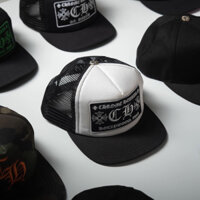 Mũ lưỡi trai Chrome Hearts thêu chữ sắc nét phong cách hiphop Hollywood Trucker Hat