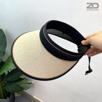 Mũ Lưỡi Trai Cói Nữ, Nón Kết Cói Đi Biển Nửa Đầu Chống UV Cực Tốt MCDBN017 - be