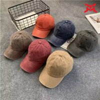 Mũ lưỡi trai cũ đã giặt, màu xám Mỹ