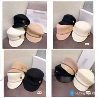 mũ lưỡi trai dạ lông cừu cao cấp