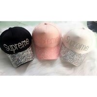 Mũ lưỡi trai đính đá