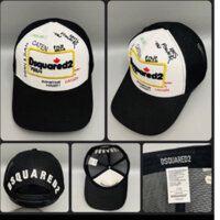 Mũ Lưỡi Trai DSQUARED2 Khoá Nút Thời Trang Nam Nữ, nón kết KAKI lưới Dsquared2, nón 1964 phối lưới K201