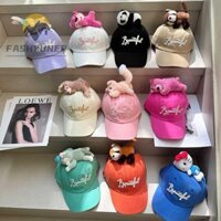 Mũ lưỡi trai FASHYUNER, Mũ bóng chày Lotso Hello Kitty, Búp bê sang trọng thông thường Mũ chống nắng Cotton có thể điều chỉnh đi chơi