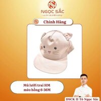 Mũ lưỡi trai HM mèo hồng 6-36M,NHÀ THUỐC NGỌC SẮC