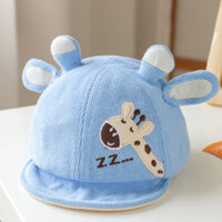 Mũ lưỡi trai họa tiết thú vành mềm cho bé 3 tháng - 2 tuổi,nón vải xinh họa tiết dễ thương cho bé