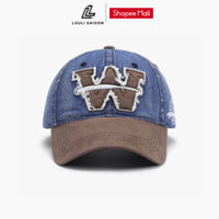 Mũ lưỡi trai LOULI SAIGON bóng chày, vải denim, form mềm cho nam nữ M70