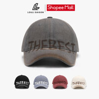 Mũ lưỡi trai LOULI SAIGON chữ THE BEST, vải cotton, form mềm cho nam nữ M75