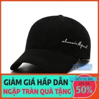 Mũ lưỡi trai mềm ZERDIO màu đen vải cotton cực mát cho cả nam và nữ xịn