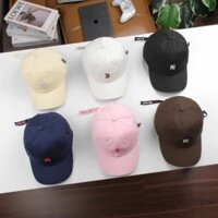 Mũ lưỡi trai MLB, mũ bóng chày, nón kết kaki nam nữ thêu chữ nhỏ xinh xắn