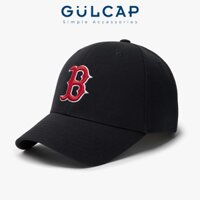 Mũ lưỡi trai MLB nón kết BLACK BOSTON Màu đen Unisex Form Cứng full tem tag - GULCAP SAIGON