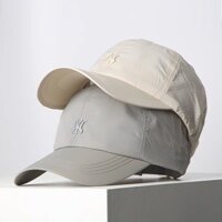 Mũ lưỡi trai mỏng khô nhanh mùa hè nam và nữ thêu lưới thoáng khí Mũ bóng chày