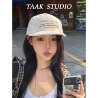 Mũ lưỡi trai ngắn vành Ami Kaji mũ bóng chày vành mềm mại trẻ em xuân hè retro mũ dụng cụ mũ nam hợp thời trang