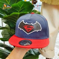 Mũ Lưỡi Trai Người Dơi Batman - Nón Lưỡi Trai In Hình Logo Siêu Anh Hùng Dơi Đen Cực Ngầu Dành Cho Bé Từ 2 Đến 6 Tuổi