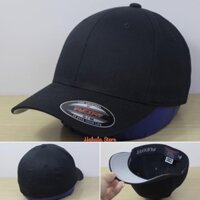 Mũ lưỡi trai (Nón bít đuôi) Flexfit đen trơn chính hãng, có cả size lớn (big size)